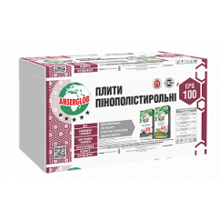 Пінопласт Anserglob EPS-100, 0,5*1,0 м (100 мм) Пінопласт Anserglob EPS-100, 0,5*1,0 м (100 мм)