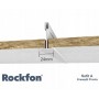 Акустична вологостійка плита Rockfon Sofit 600x600x12 мм — біла, гладка, без перфорації
