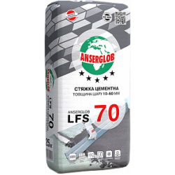 Anserglob LFS-70, стяжка цементна, 10-60 мм, 25 кг Anserglob LFS-70, стяжка цементна, 10-60 мм, 25 кг