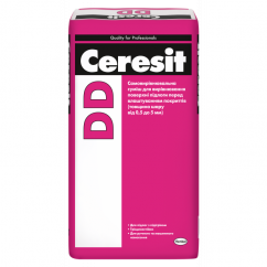 Самовирівнююча суміш Ceresit DD (0,5-5 мм), 25 кг Самовирівнююча суміш Ceresit DD (0,5-5 мм), 25 кг