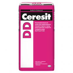 Самовирівнююча суміш Ceresit DD (0,5-5 мм), 25 кг Самовирівнююча суміш Ceresit DD (0,5-5 мм), 25 кг
