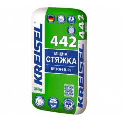 Крайзель 442, Стяжка цементна, 15 - 80 мм, 25 кг Крайзель 442, Стяжка цементна, 15 - 80 мм, 25 кг