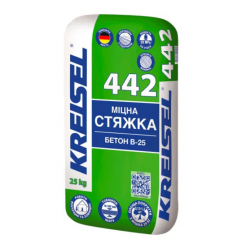 Крайзель 442, Стяжка цементна, 15 - 80 мм, 25 кг Крайзель 442, Стяжка цементна, 15 - 80 мм, 25 кг