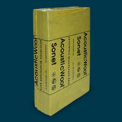 AcousticWool SONET F, Минеральная вата 1000*600*20 мм - 6 кв.м - 