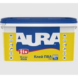 Клей ПВА AURA FIX універсальний, 10 кг Клей ПВА AURA FIX універсальний, 10 кг