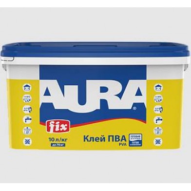 Клей ПВА AURA FIX, 10 кг