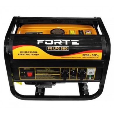 Генератор бензо-газовий 3.8 кВт Forte FG LPG 3800 - 