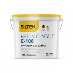 Siltek E-106 - Ґрунтівка бетонконтакт, 10 л Siltek E-106 - Ґрунтівка бетонконтакт, 10 л