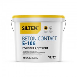 Siltek E-106 - Ґрунтівка бетонконтакт, 10 л Siltek E-106 - Ґрунтівка бетонконтакт, 10 л