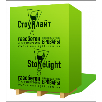 Газоблок Stonelight D-500, 200*300*600 мм - 