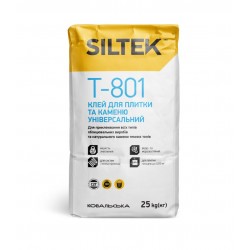 Siltek T-801 Клей для плитки та каменю (25 кг) Siltek T-801 Клей для плитки та каменю (25 кг)