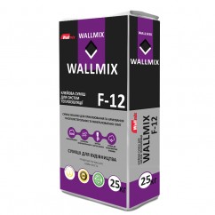 Клей Wallmix F-12 для утеплювача, армування, 25 кг Клей Wallmix F-12 для утеплювача, армування, 25 кг