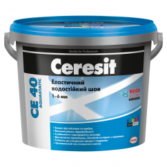 Ceresit CE 40 Aquastatic - Водовідштовхувальна затирка для швів, 5 кг