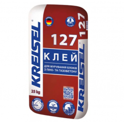 Клей для газо- та піноблоків КREISEL 127 , 25 кг Клей для газо- та піноблоків КREISEL 127 , 25 кг
