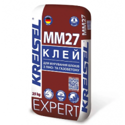 Клей для газо- та піноблоків КREISEL EXPERT MM27, 25 кг Клей для газо- та піноблоків КREISEL EXPERT MM27, 25 кг