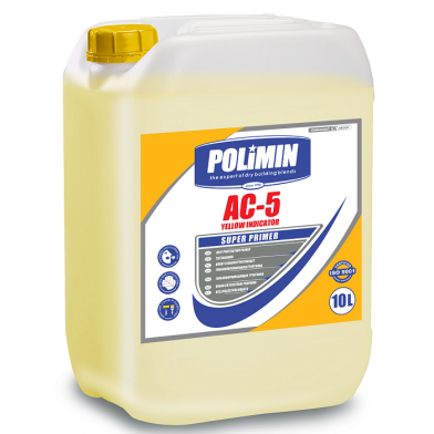 Грунтовка Полімін AC-5 Yellow Indicator, 1 л - 