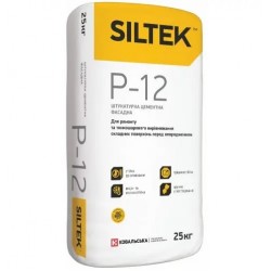 Штукатурка цементна Siltek P-12 фініш, 25 кг Штукатурка цементна Siltek P-12 фініш, 25 кг