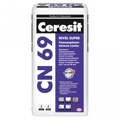 Наливной пол Ceresit CN-69, 3-15 мм, 25 кг
