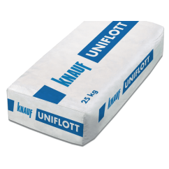 Knauf Унифлот, гипсовая шпаклевка для ГКЛ (1-5мм), 25 кг Knauf Унифлот, гипсовая шпаклевка для ГКЛ (1-5мм), 25 кг