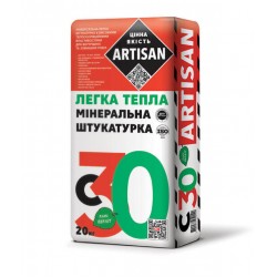 Штукатурка цементна Артисан С-30, 20 кг