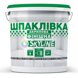 SkyLine - Шпаклівка акрилова фінішна, Білосніжна (16 кг) SkyLine - Шпаклівка акрилова фінішна, Білосніжна (16 кг)
