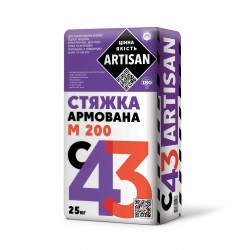 Артисан С-43 Стяжка цементна, 15-100 мм, 25 кг