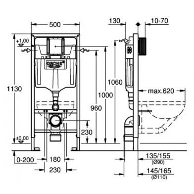 Комплект 5-в-1 Grohe 39418000 Solido - 