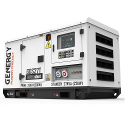 Генератор дизельний GENERGY GDS27T, 22 кВт, у шумозахисному кожусі