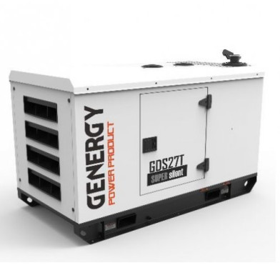 Генератор дизельний GENERGY GDS27T, 22 кВт, у шумозахисному кожусі - 