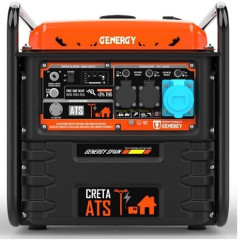 Генератор інверторний GENERGY CRETA ATS, 7,5 кВт, з автозапуском Генератор інверторний GENERGY CRETA ATS, 7,5 кВт, з автозапуском