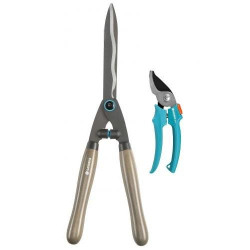 Комплект Gardena: ножиці для живоплоту NatureCut + секатор Classic 18 мм