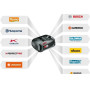 Кущоріз акумуляторний Husqvarna Aspire H50-P4A KIT, АКБ 2,5 Аг