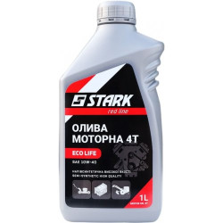 Олива моторна STARK 4T ECO LIFE SAE 10W-40, напівсинтетична, 1 л Олива моторна STARK 4T ECO LIFE SAE 10W-40, напівсинтетична, 1 л