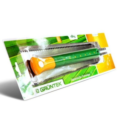 Пилка садова GRUNTEK Fugu, 300 мм, двостороннє лезо - 
