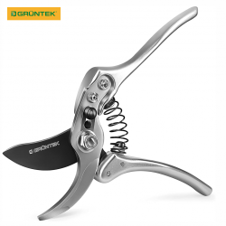 Секатор GRUNTEK Silber-Schnitt плоскостной, до 25 мм, 230 мм, алюминий Секатор GRUNTEK Silber-Schnitt плоскостной, до 25 мм, 230 мм, алюминий