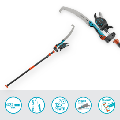 Висоторіз телескопічний Gardena StarCut Pro L Set, 175–400 см, з пилкою - 