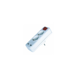 Двійник + 2 USB з вимикачем FAR (F08) Двійник + 2 USB з вимикачем FAR (F08)