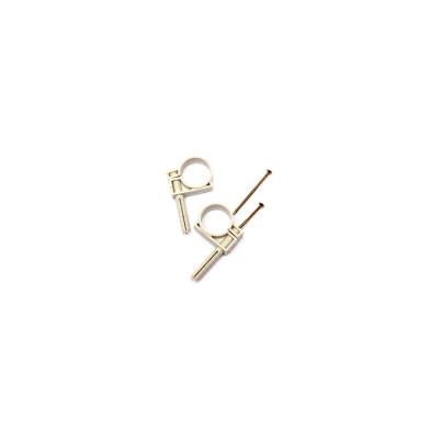 Обойма для труб і кабелю D25 -27 мм з ударним шурупом