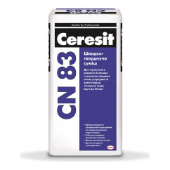Ceresit CN-83, швидкотвердіюча суміш, 5-35 мм, 25 кг Ceresit CN-83, швидкотвердіюча суміш, 5-35 мм, 25 кг