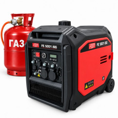 Генератор інверторний FOGO FE5001iSG, 4,2 кВт, бензин/газ, електростарт Генератор інверторний FOGO FE5001iSG, 4,2 кВт, бензин/газ, електростарт