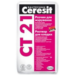 Клей Ceresit CT-21 для піноблоків, 25 кг Клей Ceresit CT-21 для піноблоків, 25 кг