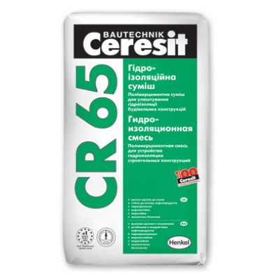 Ceresit CR-65, Гідроізоляція полімерцементна, 25 кг