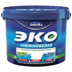 Краска Снежка Эко Люкс, 10 л Краска Снежка Эко Люкс, 10 л