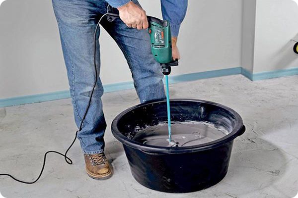 Приготування суміші Knauf HP Старт Цемент