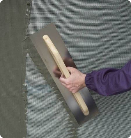Штукатурення по армувальній сітці Knauf HP Старт Цемент