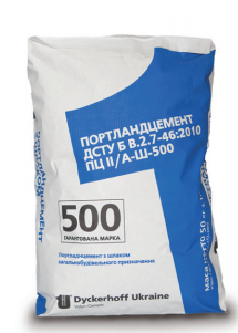 Портландцемент ПЦ ІІ/А-Ш-500 Dyckerhoff, 25 кг